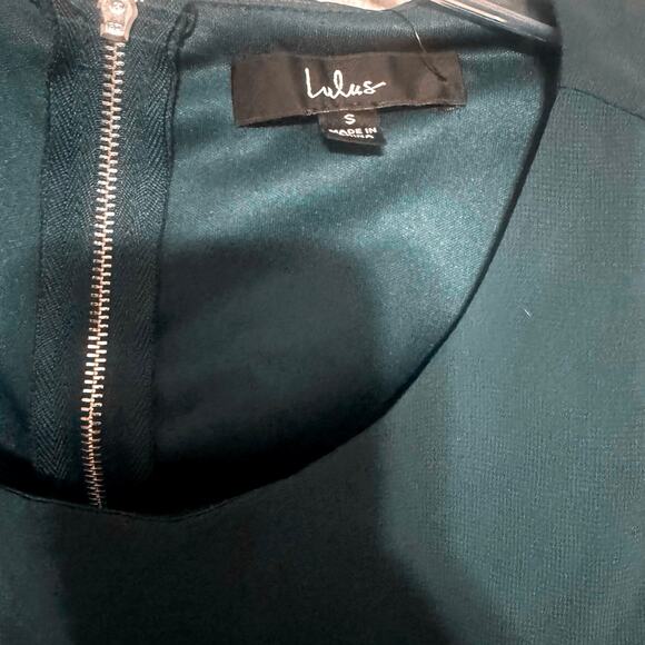 Lulus NWT Emerald Green Garden Bliss Maxi Dress Small Cut Out Formal Bridesmaid - Picture 9 of 9